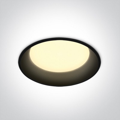 Spot Incastrat in tavan Negru 22W DARK LIGHT rotund