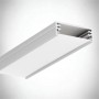 Profil banda LED aplicat pe mobila, perete, tavan, alb WID 24 h11mm