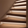 Profil LED Trepte incastrat, 2 metri cu dispersor