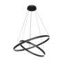 Lustra LED Neagra 74W cu lumina neutra