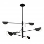 Lustra moderna negru mat 8XG9