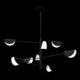 Lustra moderna negru mat 8XG9