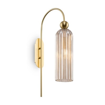 Aplica moderna E14 Gold cognac