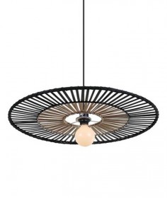 Lustra bambus Negru 40 cm diametru