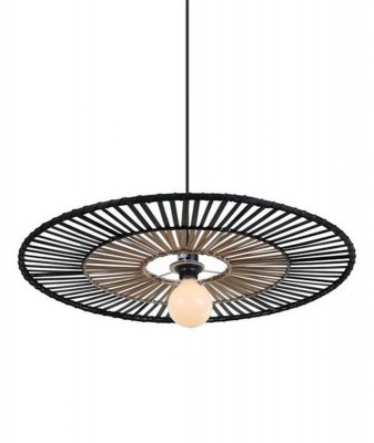 Lustra bambus Negru 40 cm diametru
