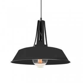 Lustra neagra cu un bec E27