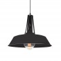Lustra neagra cu un bec E27