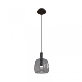 Pendul LED sticla fumurie 5W