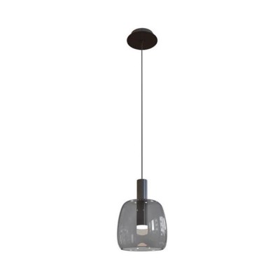 Pendul LED sticla fumurie 5W
