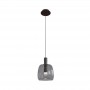 Pendul LED sticla fumurie 5W
