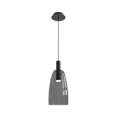 Pendul LED sticla fumurie 5W