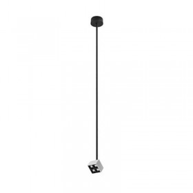 Pendul LED alb-Negru nisipos 7W