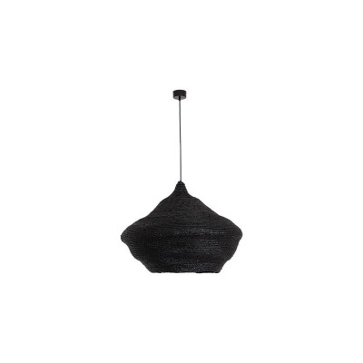 Lustra Ratan Negru E27