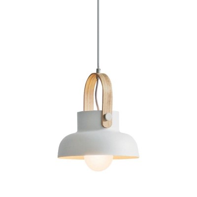 Pendul alb mat 1XE27