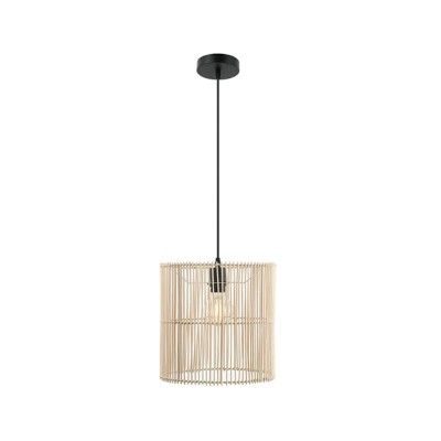 Pendul ratan natural cu E27