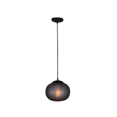 Lustra Pendul cu sticla neagra si dulie E27