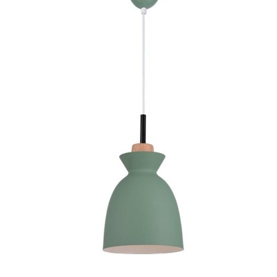 Lustra Tip Pendul Verde Mat cu Dulie E27 ideal pentru bucatarie si restaurant