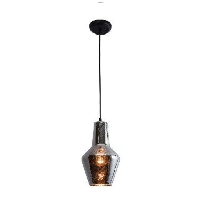Pendul Sticla si crom 1XE27