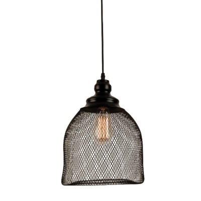 Lustra 1XE27 grila metal Negru mat