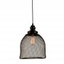Lustra 1XE27 grila metal Negru mat