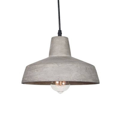Lustra Moderna Beton si Crom 1XE27