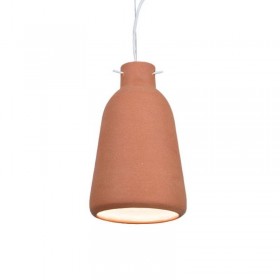 Lustra ceramica naturala 1XE27
