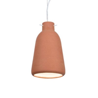 Lustra ceramica naturala 1XE27