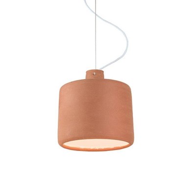 Lustra ceramica naturala 1XE27