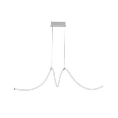Lustra LED Moderna 75W alba lumina Calda