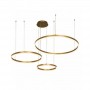 Lustra LED Moderna Gold mat 136W lumina Calda