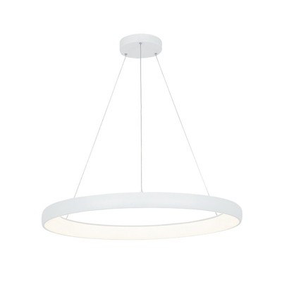 Lustra LED Dimabila Alba 60W lumina Calda