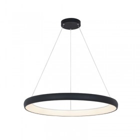 Lustra LED Dimabila Neagra 60W lumina Calda