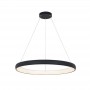 Lustra LED Dimabila Neagra 60W lumina Calda