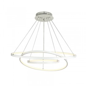 Lustra LED Moderna alb mat 135W lumina Calda
