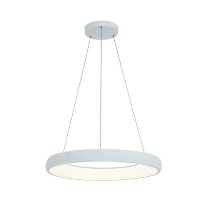 Lustra LED dimabila alba 50W lumina Calda