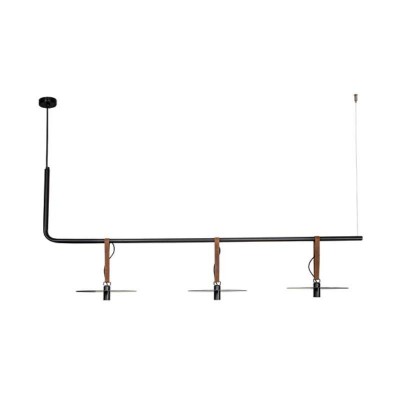 Lustra LED Moderna 3x5W lumina Calda Negru nisipos