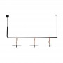 Lustra LED Moderna 3x5W lumina Calda Negru nisipos