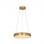 Lustra moderna dimabila Gold LED 30W lumina Calda