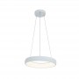 Lustra moderna dimabila alba LED 30W lumina Calda