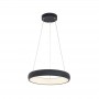 Lustra moderna dimabila neagra LED 30W lumina Calda
