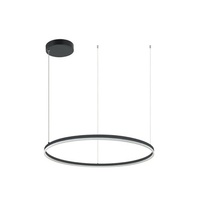 Lustra LED dimabila 84W neagra