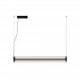 Lustra moderna neagra LED 35W lumina Calda