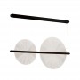Lustra LED Moderna Neagra 70W