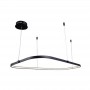 Lustra LED Moderna 42W lumina Calda Negru mat