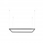 Lustra LED moderna neagra CRI 90 32W