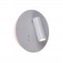 Aplica LED Perete 3W+6W lumina Calda alb mat