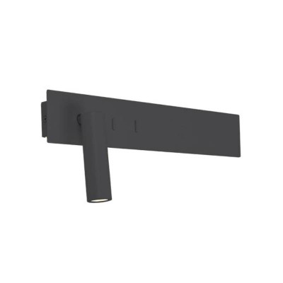 Aplica LED Perete 3W+5W+5W lumina Calda Negru mat