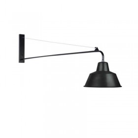 Aplica perete Negru mat E27
