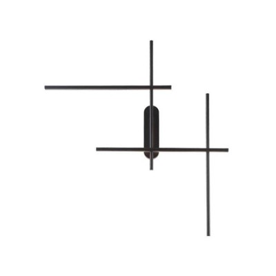 Aplica LED Perete Negru mat 36W lumina Calda