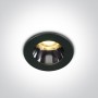 Spot LED Incastrat in tavan Negru 3W 3000K CRI90